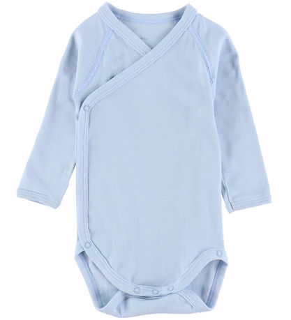 Petit Bateau Slå-om Body l/æ - 5-pak - Hvid/Bl?/ Grøn/Gul