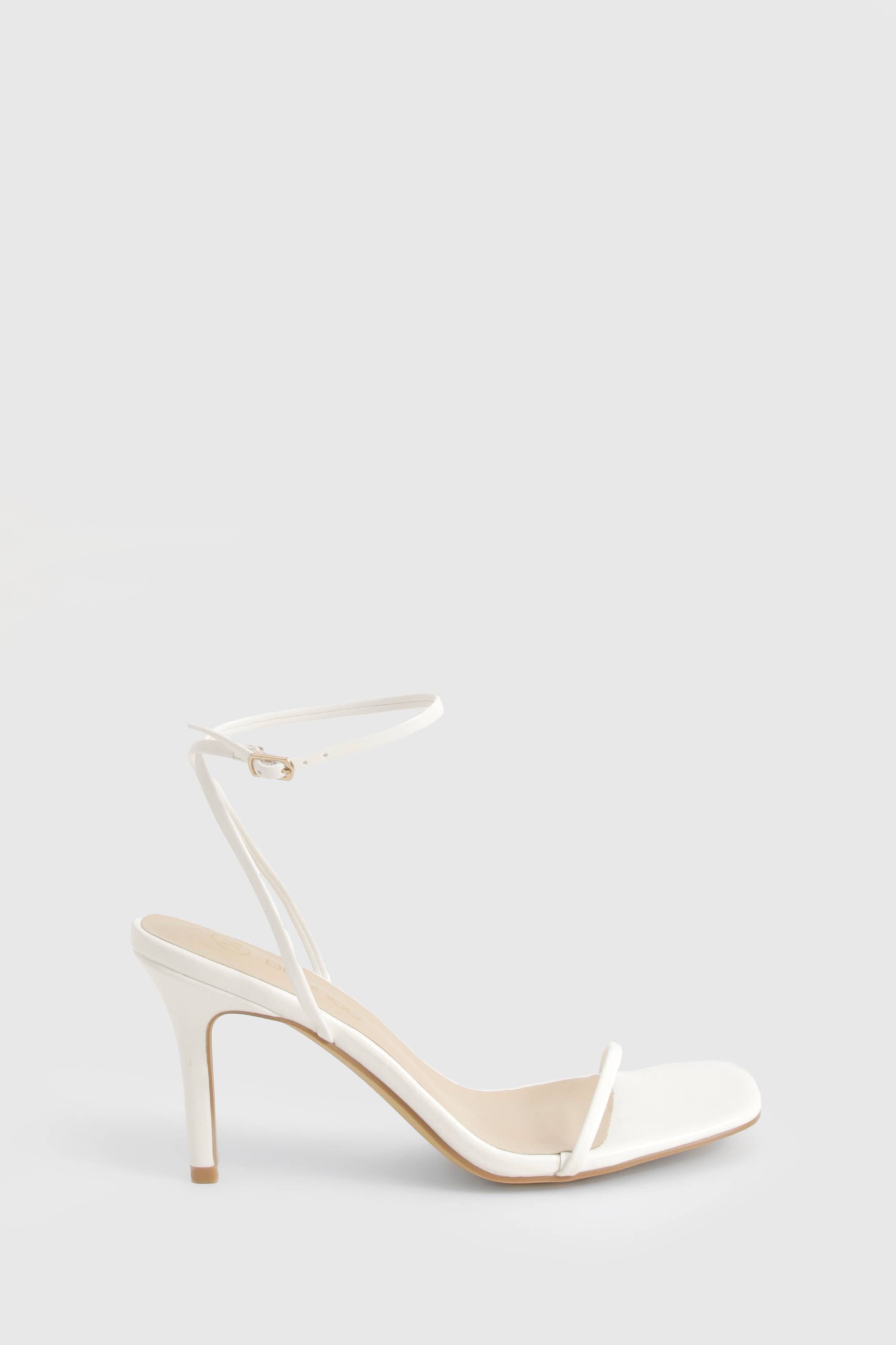 boohoo Talons aiguilles bas à coupe large et quasi-invisibles