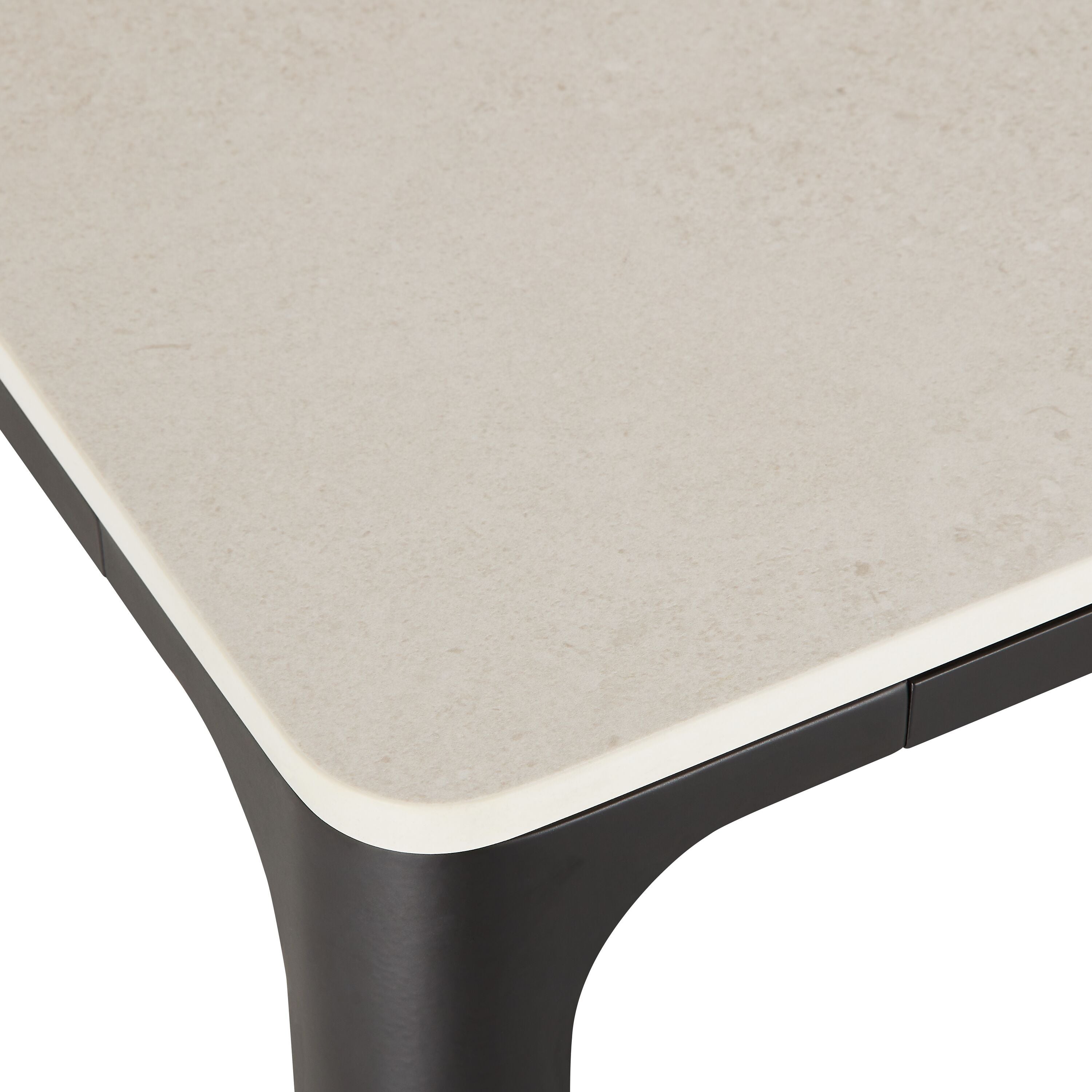 CERAMO Tisch - Beige / B: 160.0 cm x T: 90.0 cm x H: 74.2 cm