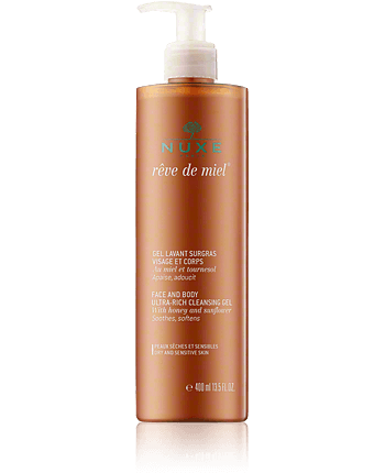 Nuxe Rêve de Miel Gel Lavant Surgras Visage et Corps 400ml