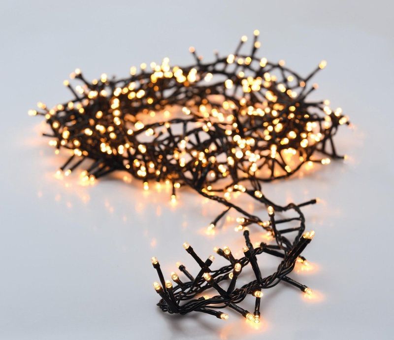 Nampook Kerstverlichting Micro Cluster - 800 LED Lampjes - Extra Warm Wit - 16 Meter