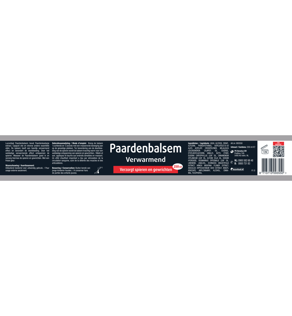 Lucovitaal Paardenbalsem (250 ml)
