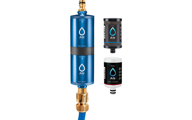 Alb Filter FUSION Active+Nano Trinkwasserfilter - Camping-Set: Mobil mit Koffer