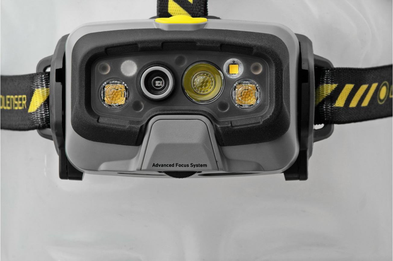 Ledlenser HF8R Work oplaadbare hoofdlamp met bluetooth, grijs, 1600 lumen