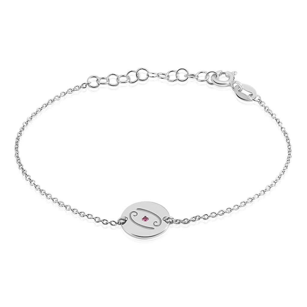 Bracelet Bangkok Argent Blanc Oxyde De Zirconium
