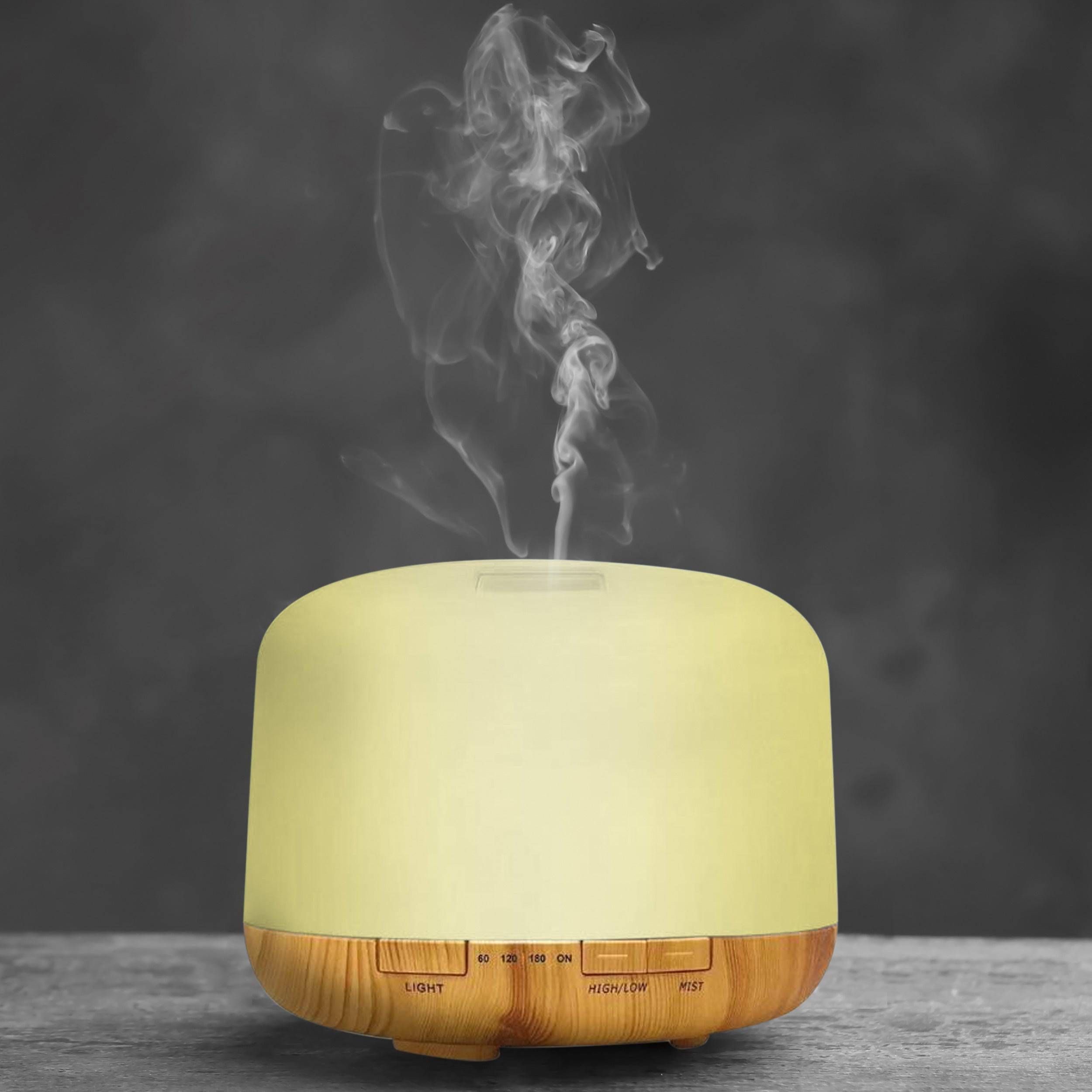 Dr Botanicals Aroma Diffuser with Wood Grain Base