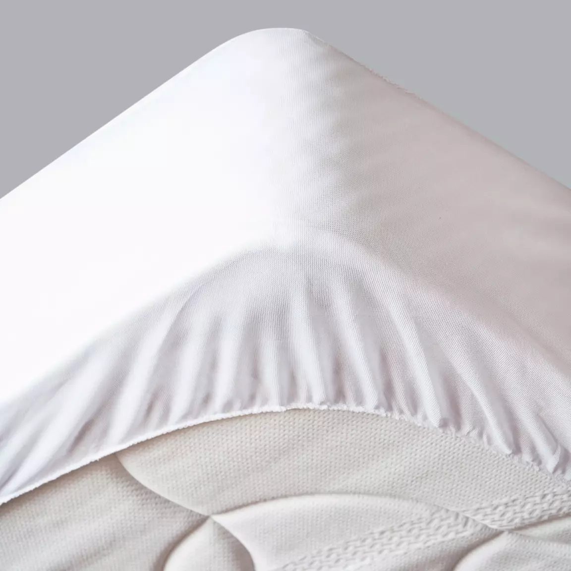 Protège-matelas (140 x 190 cm) Elise Blanc