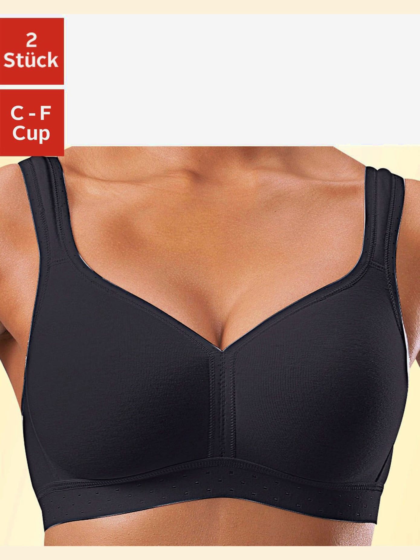 Soutien-gorge doux soutien-gorge basique en lot de 2