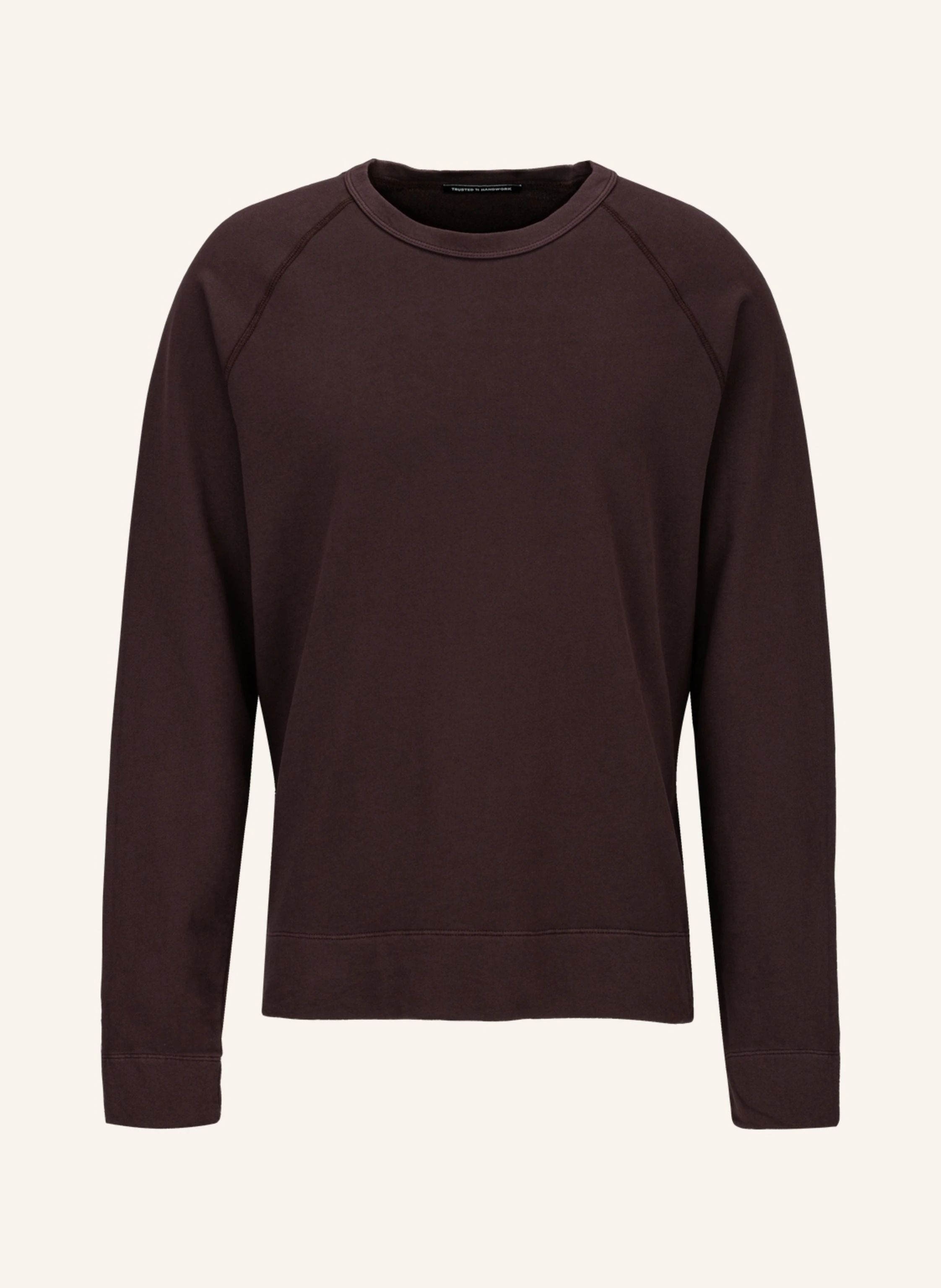 TRUSTED HANDWORK Round Neck 1/1-Sleeve Sweatshirt with Raglan