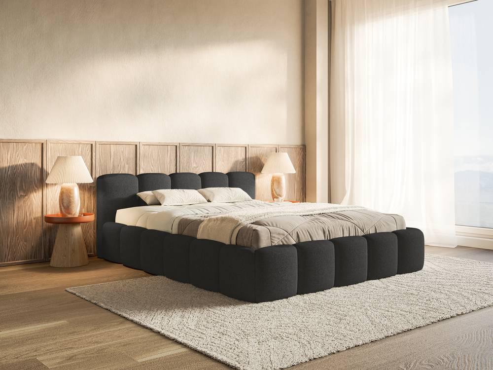 NADUVI Collection Bedframe Chloe laag 140 x 200 cm chenille