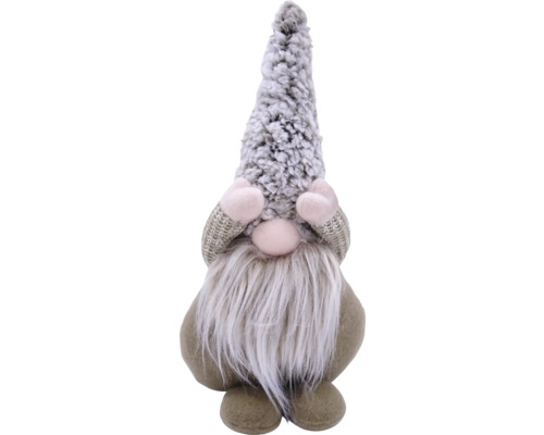 Decoratief Kerstmanfiguur, Lafiora, 15 x 12 x 32 cm, bruin