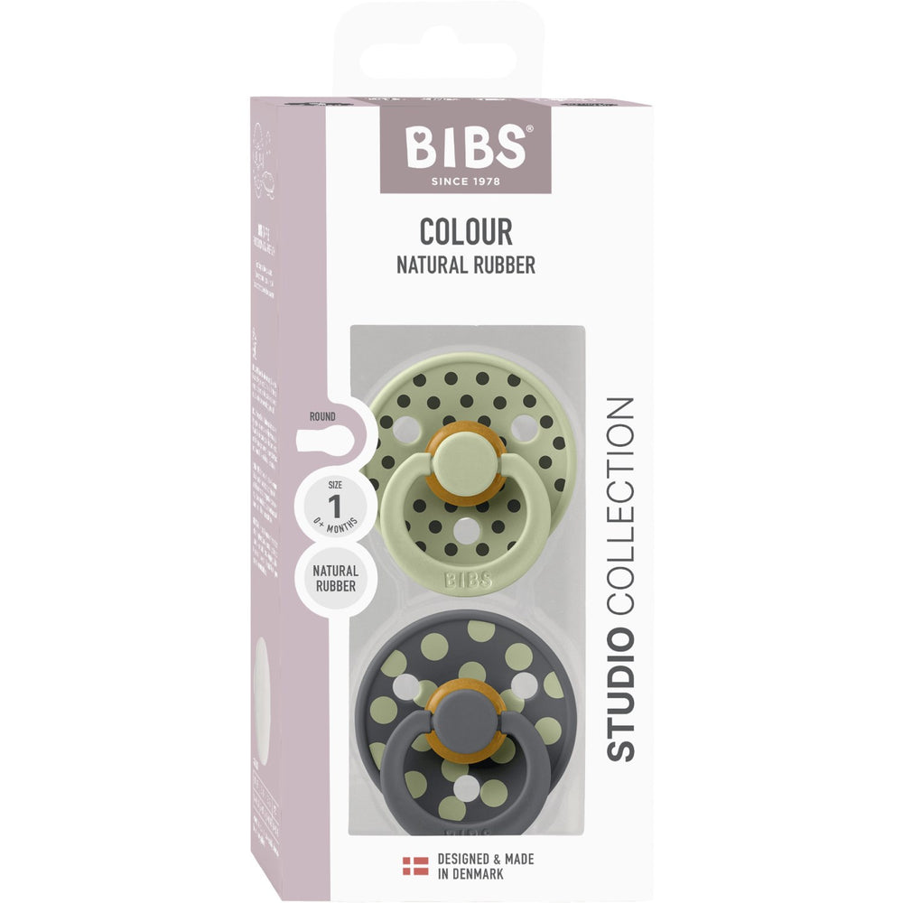 Køb Bibs Sage/Iron Sut Studio Colour 2-Pak Polka Latex