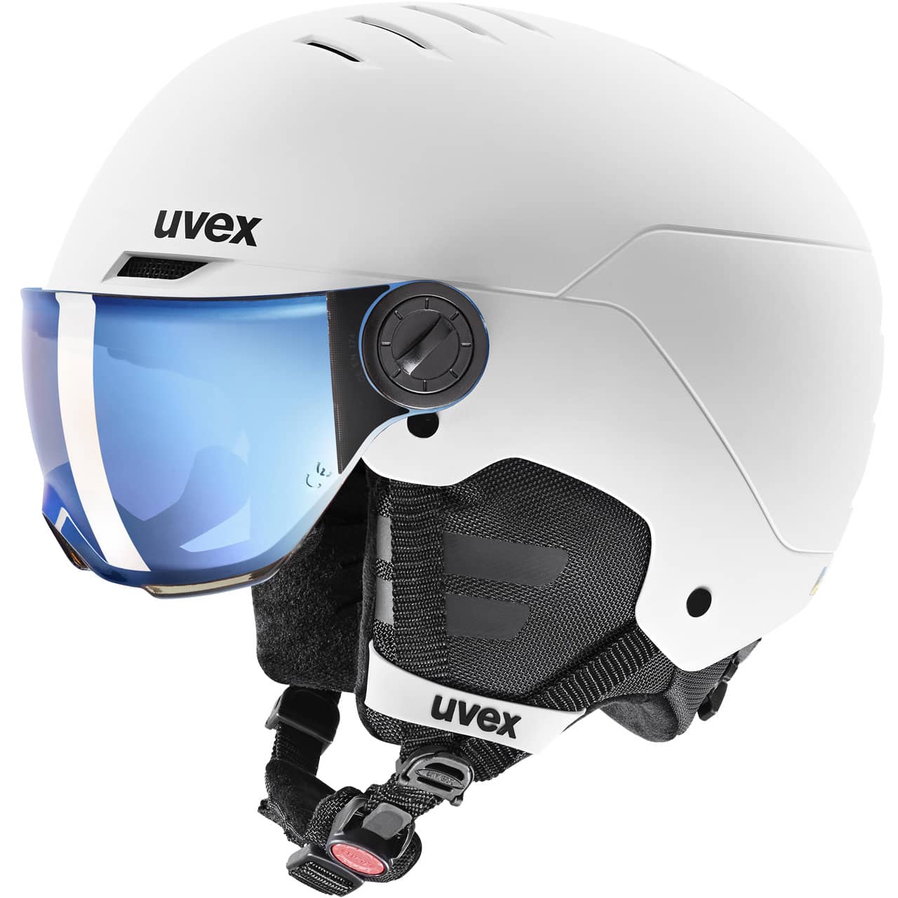 Uvex Rocket Jr. Visor white-black matt | Uvex Skihelme | Uvex | U | MARKEN | XSPO