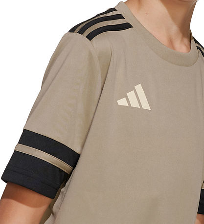adidas Performance T-Shirt - Squadra25 - Blanch Cargo/Schwarz/Wa