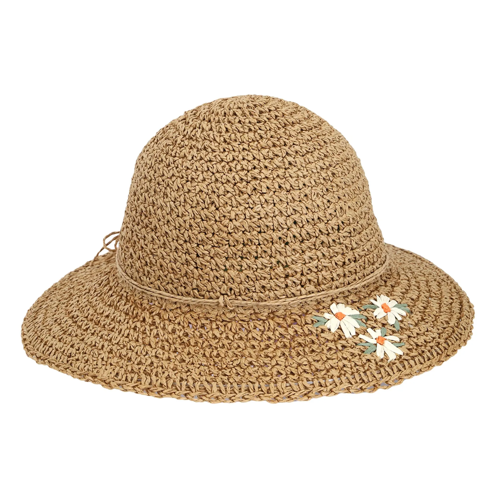 Calikids Chapeau Paille Fleur 9mois-3ans