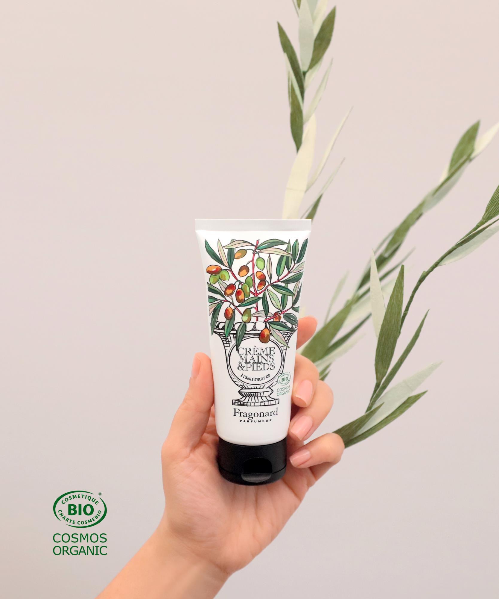 Crème Mains et Pieds certifiée BIO  Huile d'Olive - Tube 100 ml