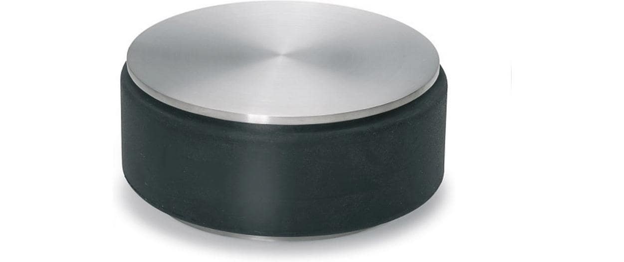 Türsicherung Stop 1 kg, Schwarz/SilberTürstopper
