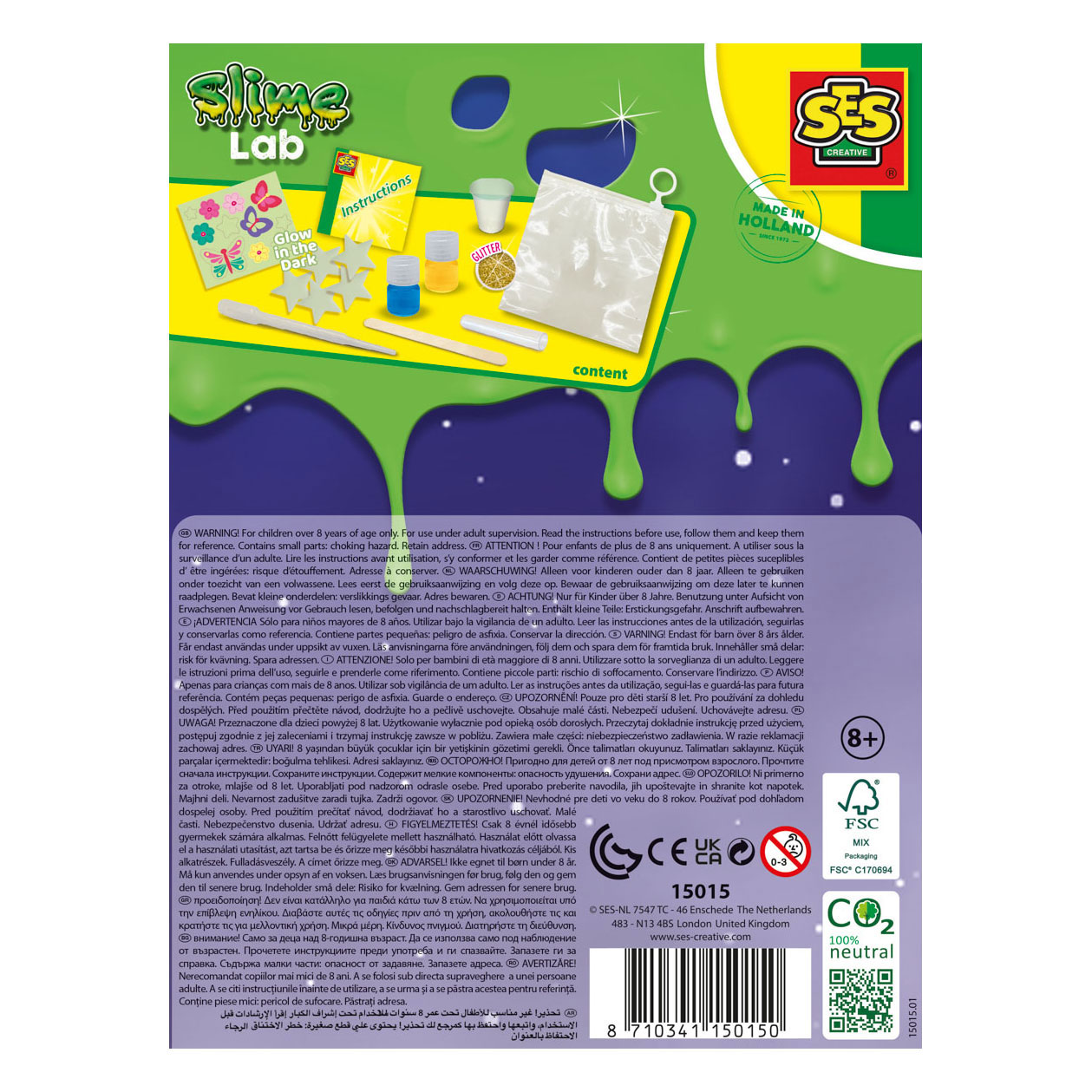 SES Slime Lab - Glow in The Dark