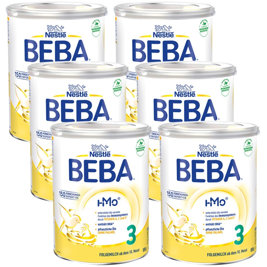 Nestlé BEBA 3 Folgemilch 6 x 800 g ab dem 10. Monat