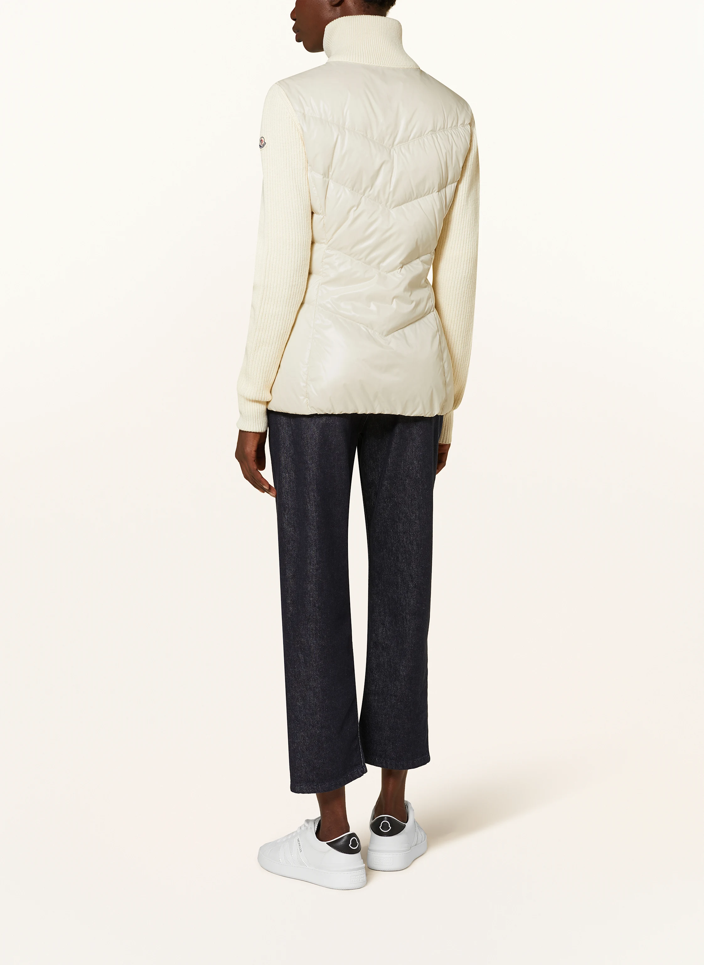 MONCLER Daunenjacke im Materialmix