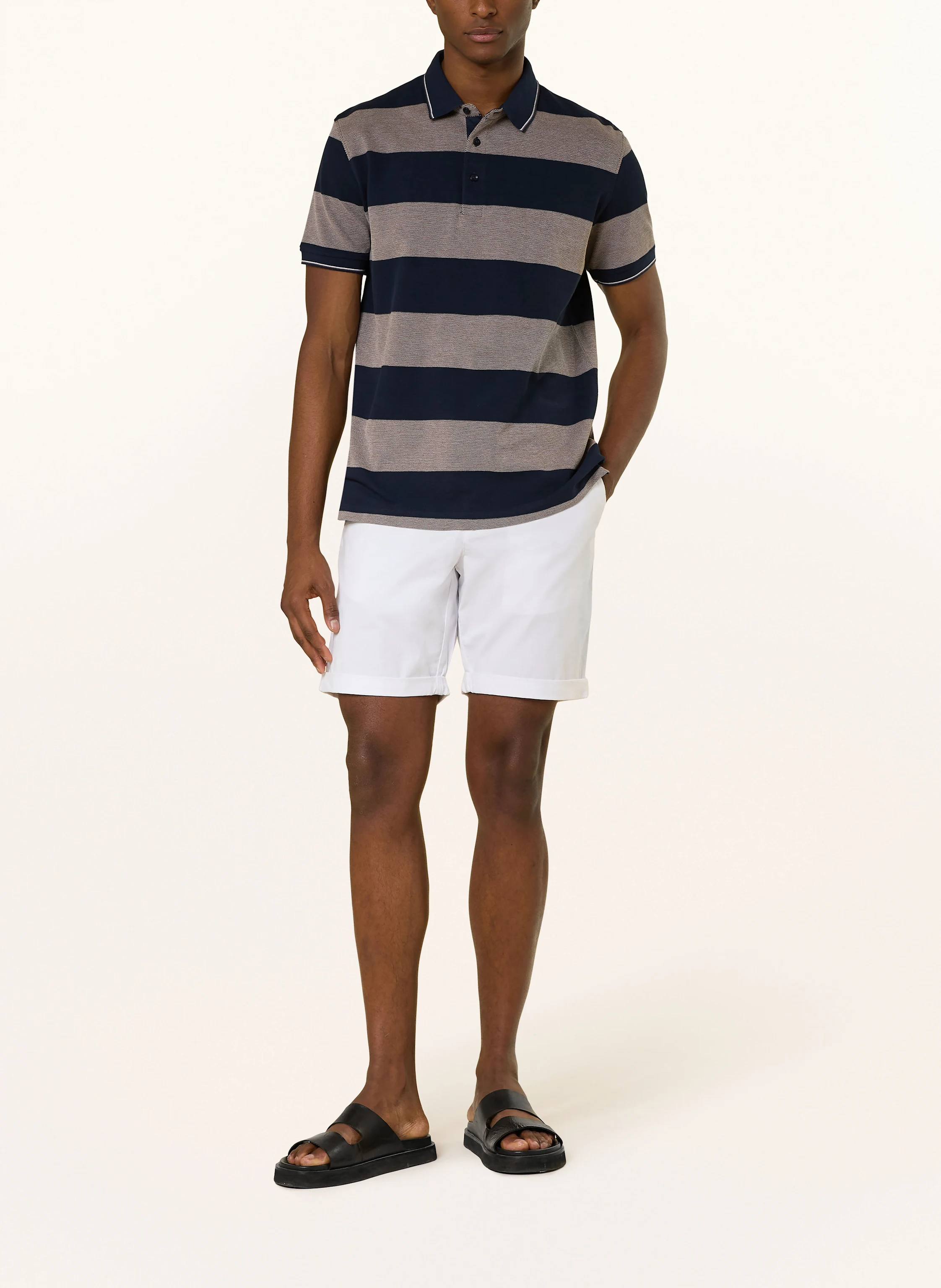 STROKESMAN'S Piqué-Poloshirt