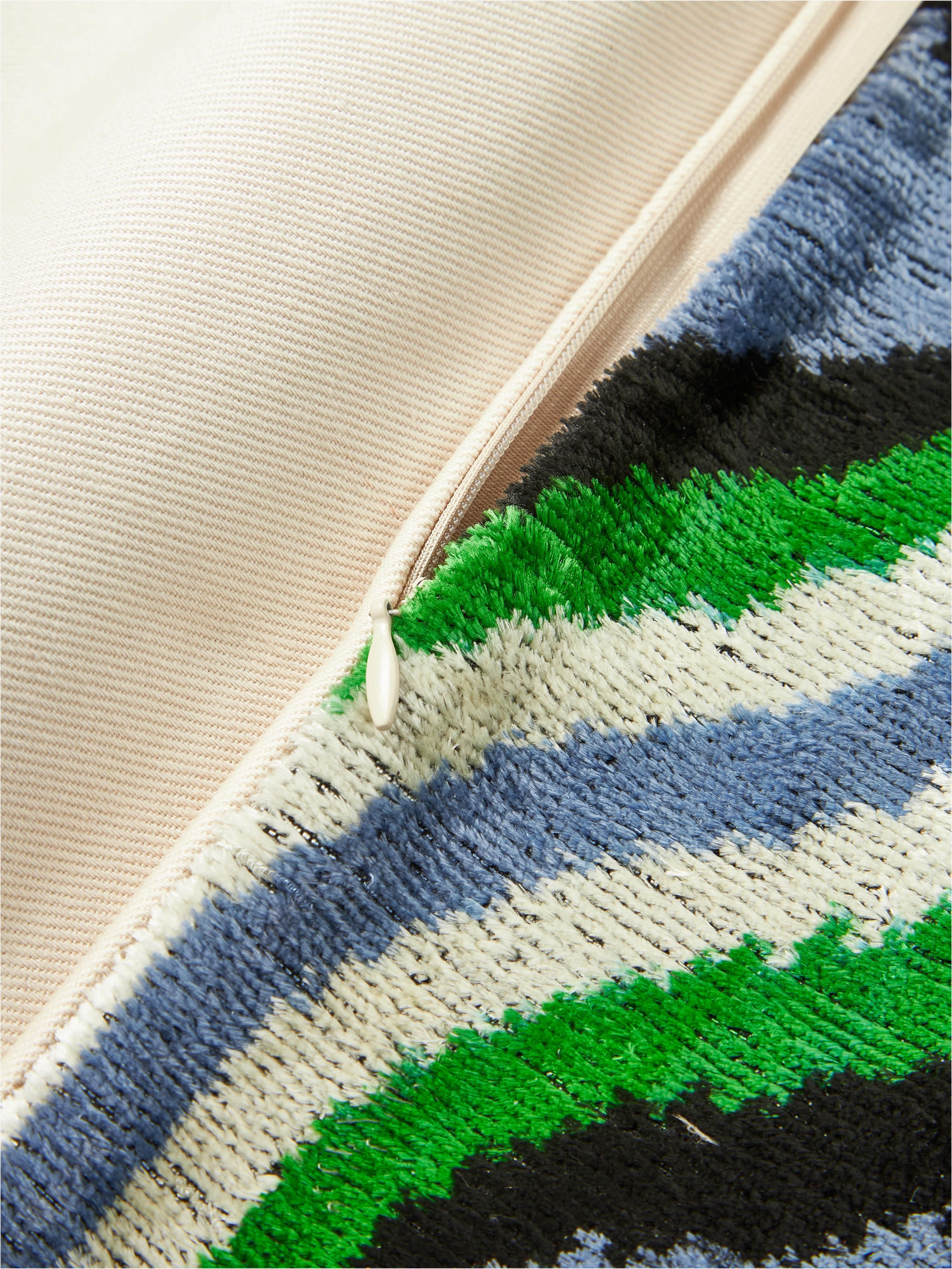 Zijden fluwelen kussenhoes Velvety met abstract patroon