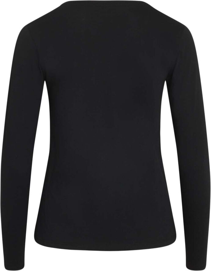 Mads Nørgaard - Copenhagen Organic Favorite Tenna Tee LS Sort