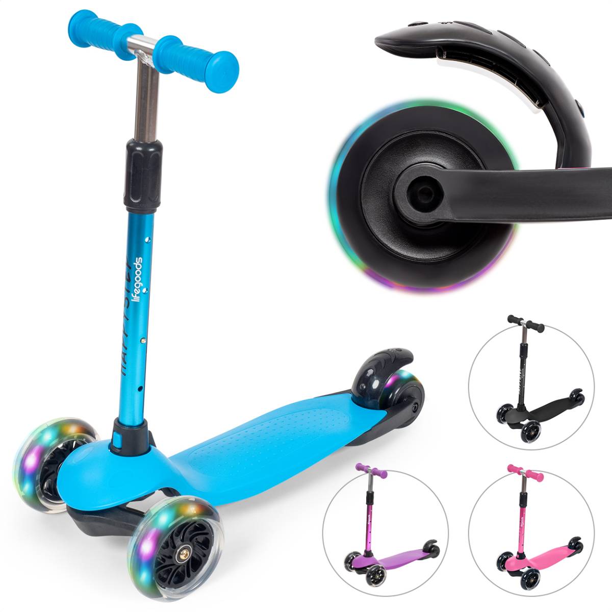 LifeGoods HappyStep Kinderstep - Blue