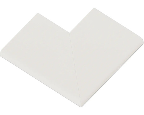 Zwembadrandsteen Licia vlak element 90° buitenhoek betonwit 49,6 x 31 x 3,5 cm