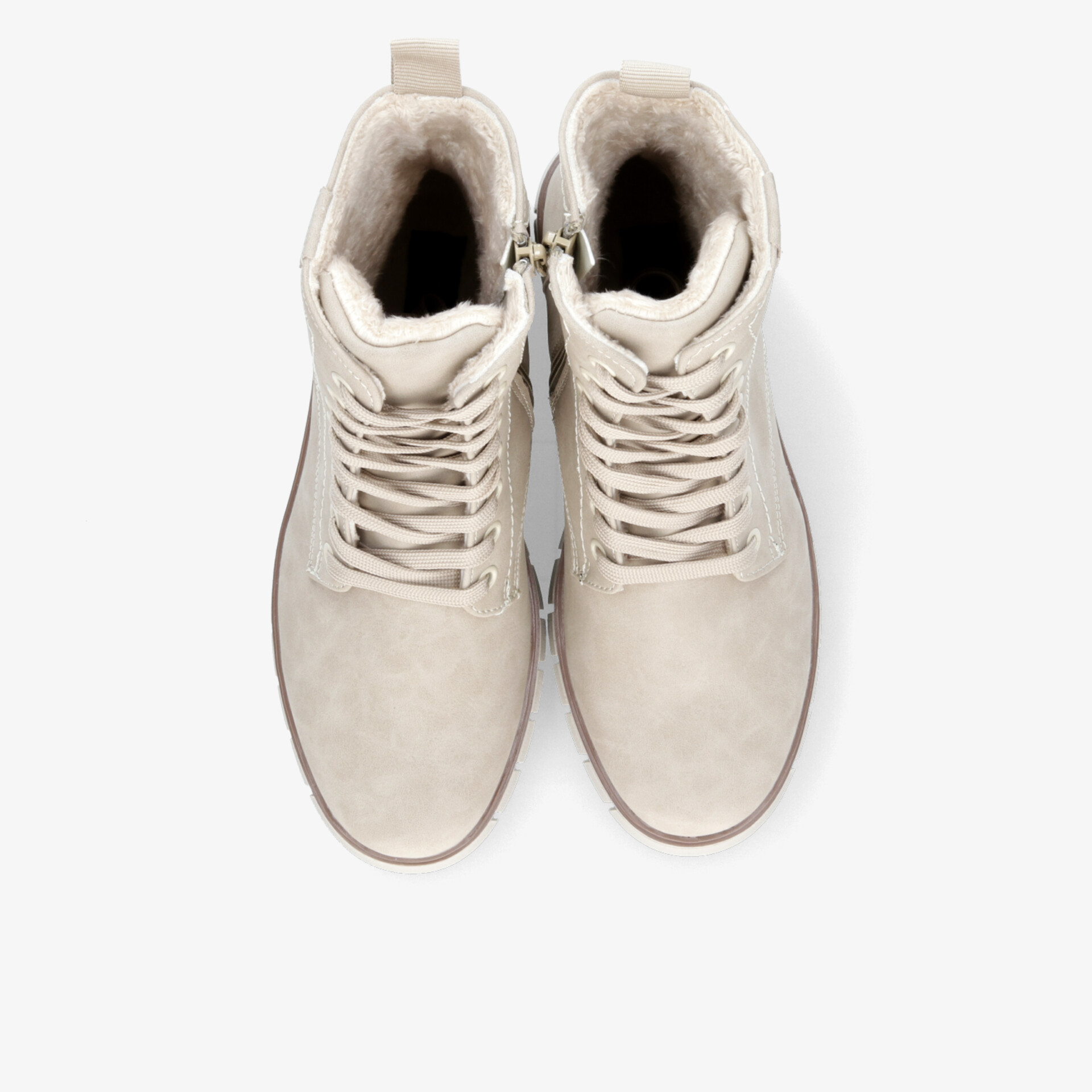 street shoes Damen Schnürstiefeletten beige