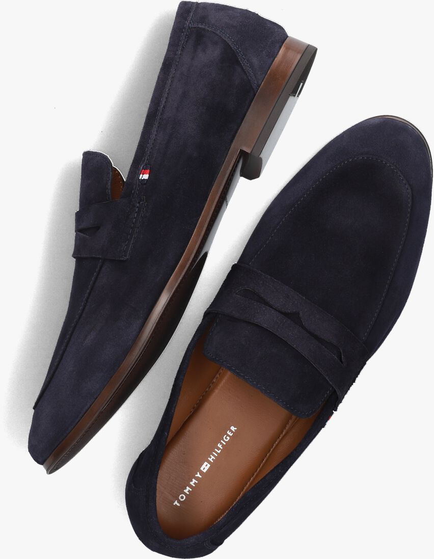 TOMMY HILFIGER blauwe tommy hilfiger loafers casual light flexible loafer