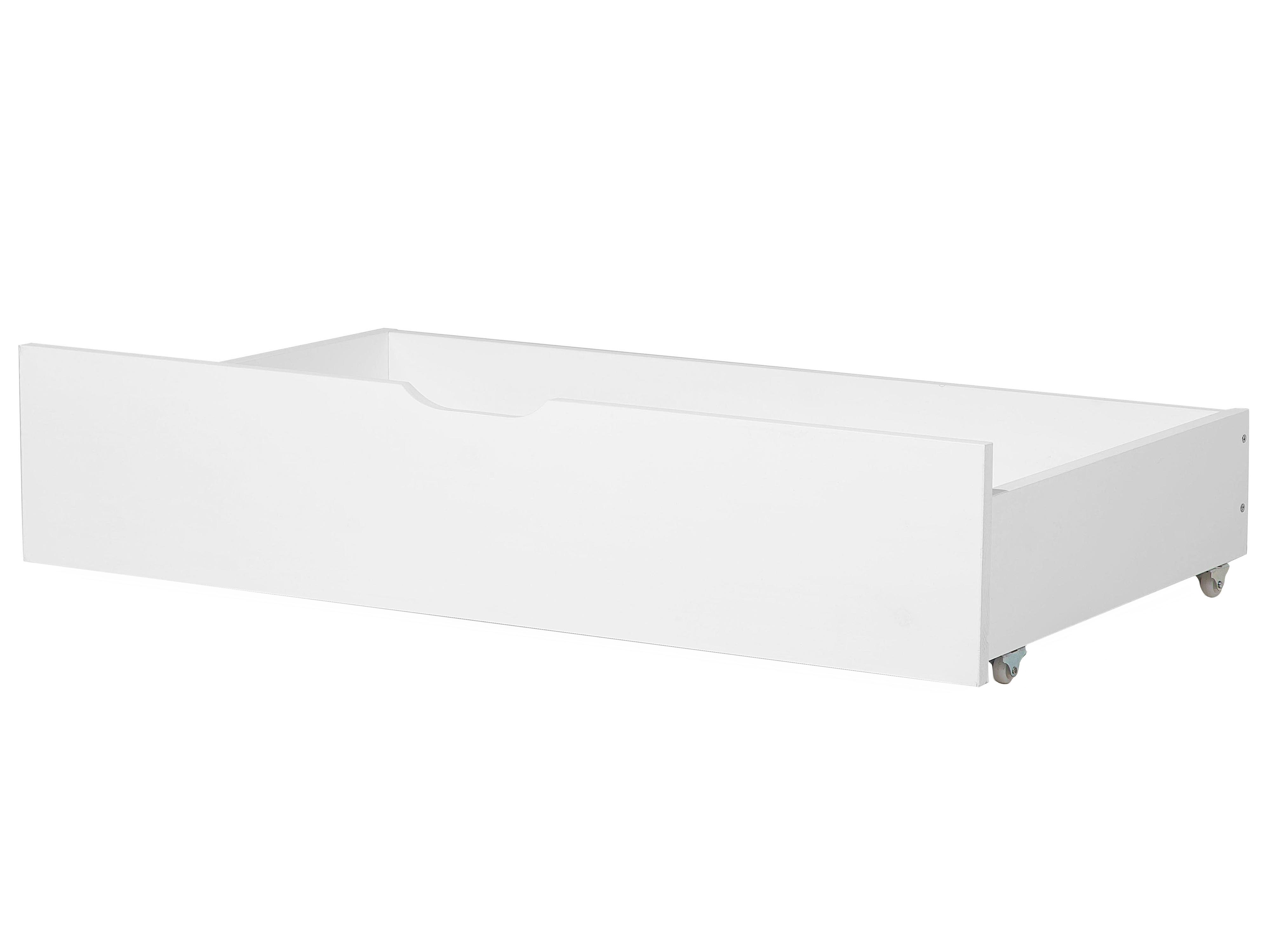 Hoogslaper met laden Dennenhout REGAT 90 x 200 cm Wit