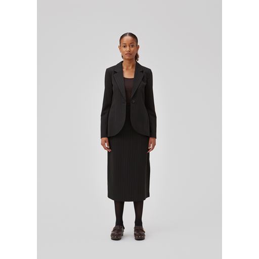 Modström GraysonMD Blazer, Chocolate Pinstripe, S
