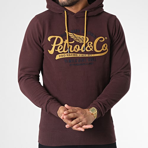 Sweat Capuche 353 Bordeaux