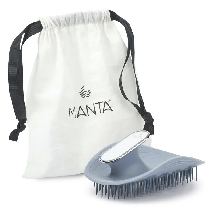 Manta Manta Mirror Brush in Blue