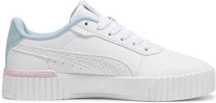 Puma Carina 2.0 Tropical sneakers wit lichtblauw lila Imitatieleer 35.5