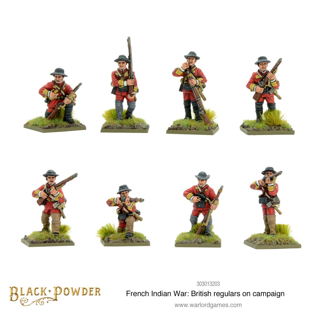 French Indian War - British Regulars on Campaign