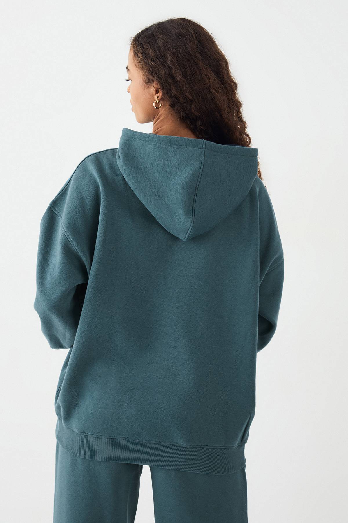 Sweat à Casynthétiqueche Oversized avec Appliqué DSGN Studio