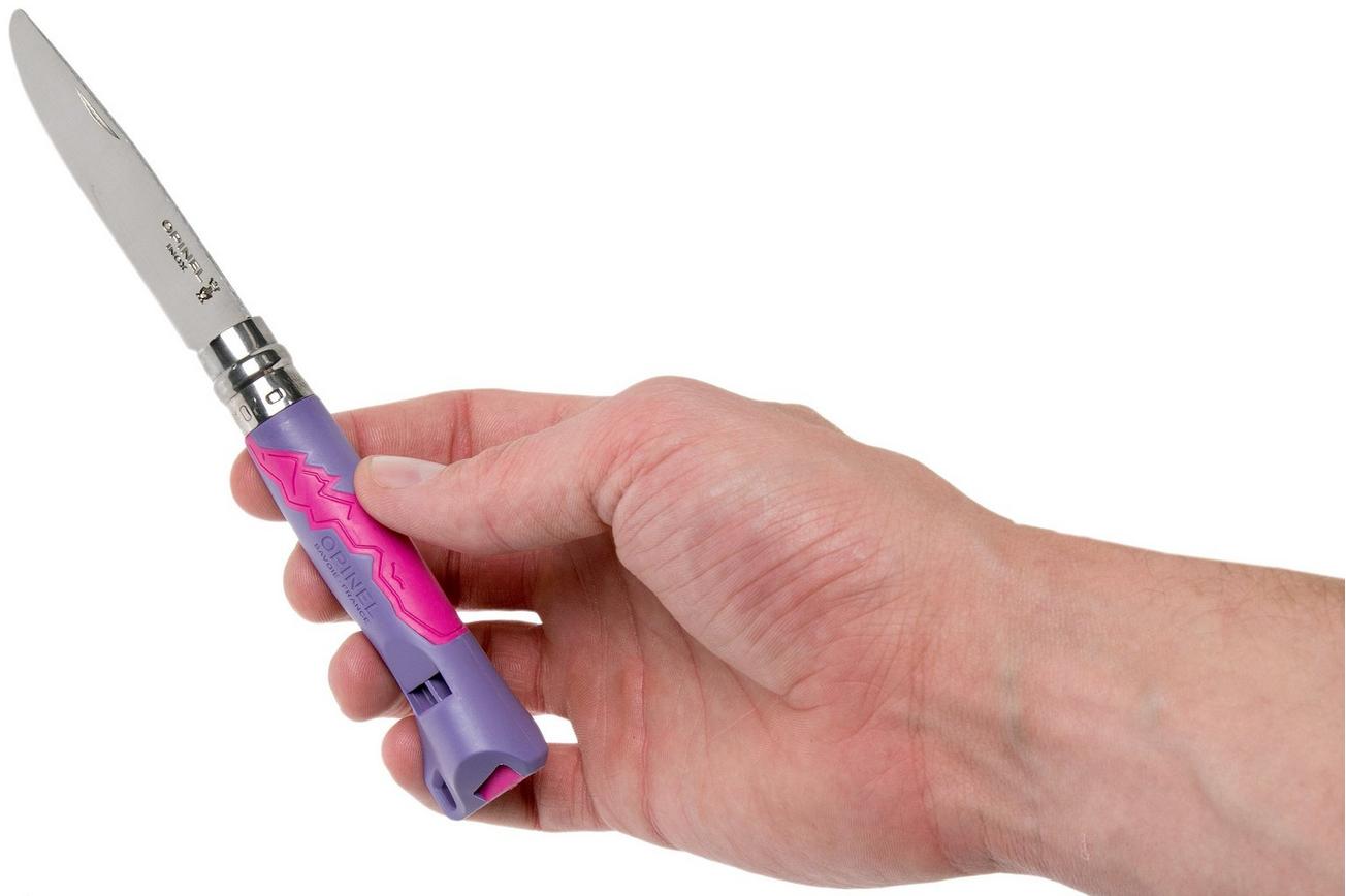 Opinel zakmes Outdoor No. 07 Junior zakmes, Purple/Parma