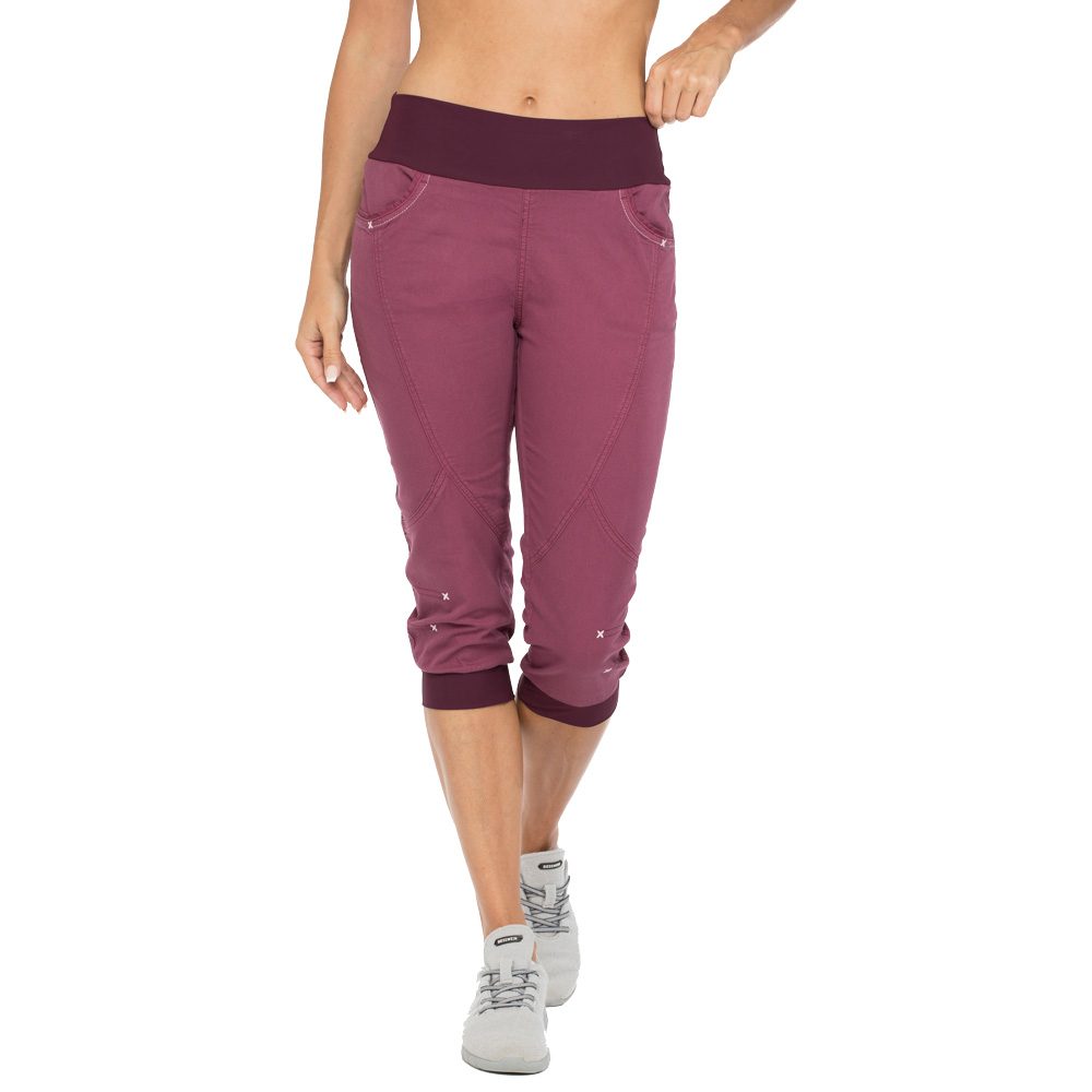 Chillaz Fuji 2.0 3/4 Kletterhose Damen dark bordeaux