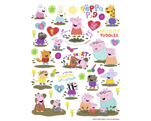Peppa Pig kinderministickers, 40 stuks.