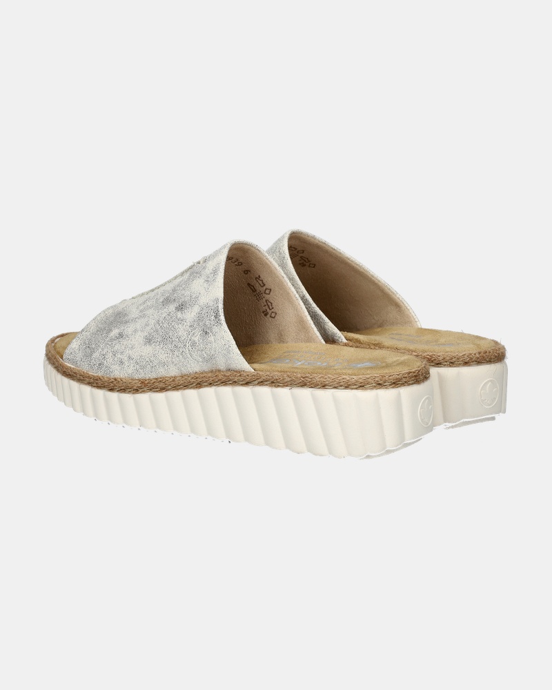 Rieker Slippers  - goud