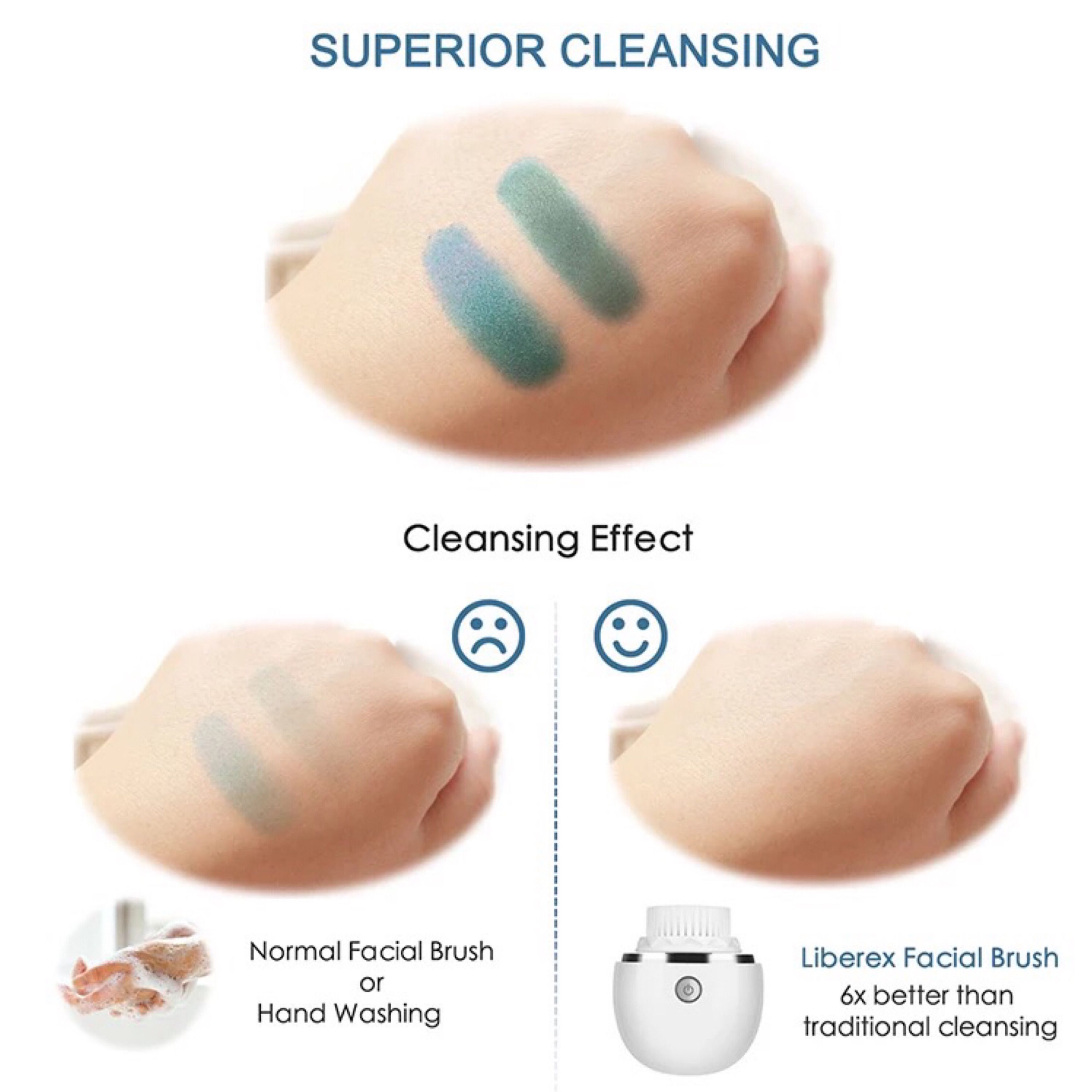 Lalano`S Cosmetics 3D Oscillation Gesichtsreinigungsbürste