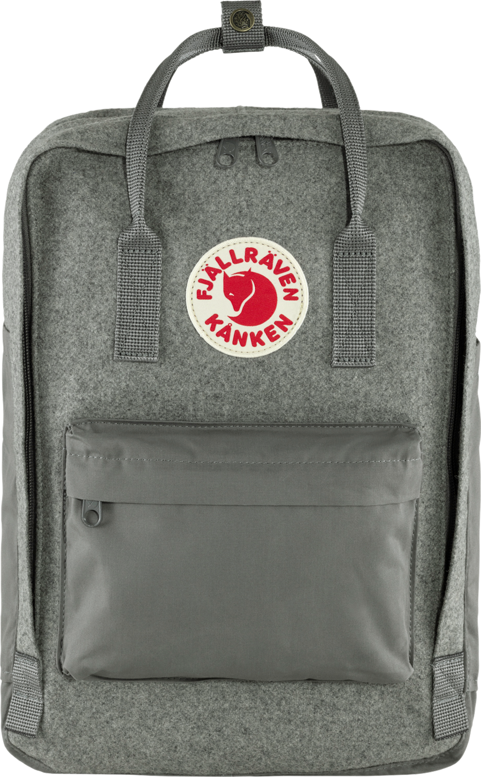 Fjällräven Kanken Re-Wool 15 Zoll Laptoprucksack 18 Liter Granite Grey