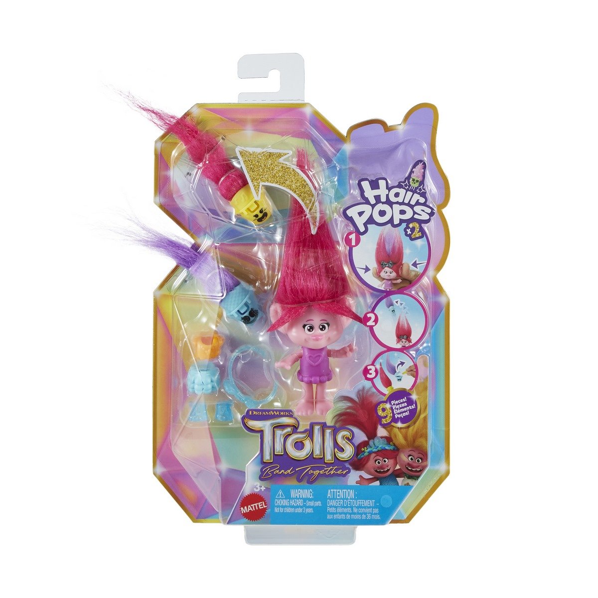 Figurine Poppy Hair Pops - Trolls