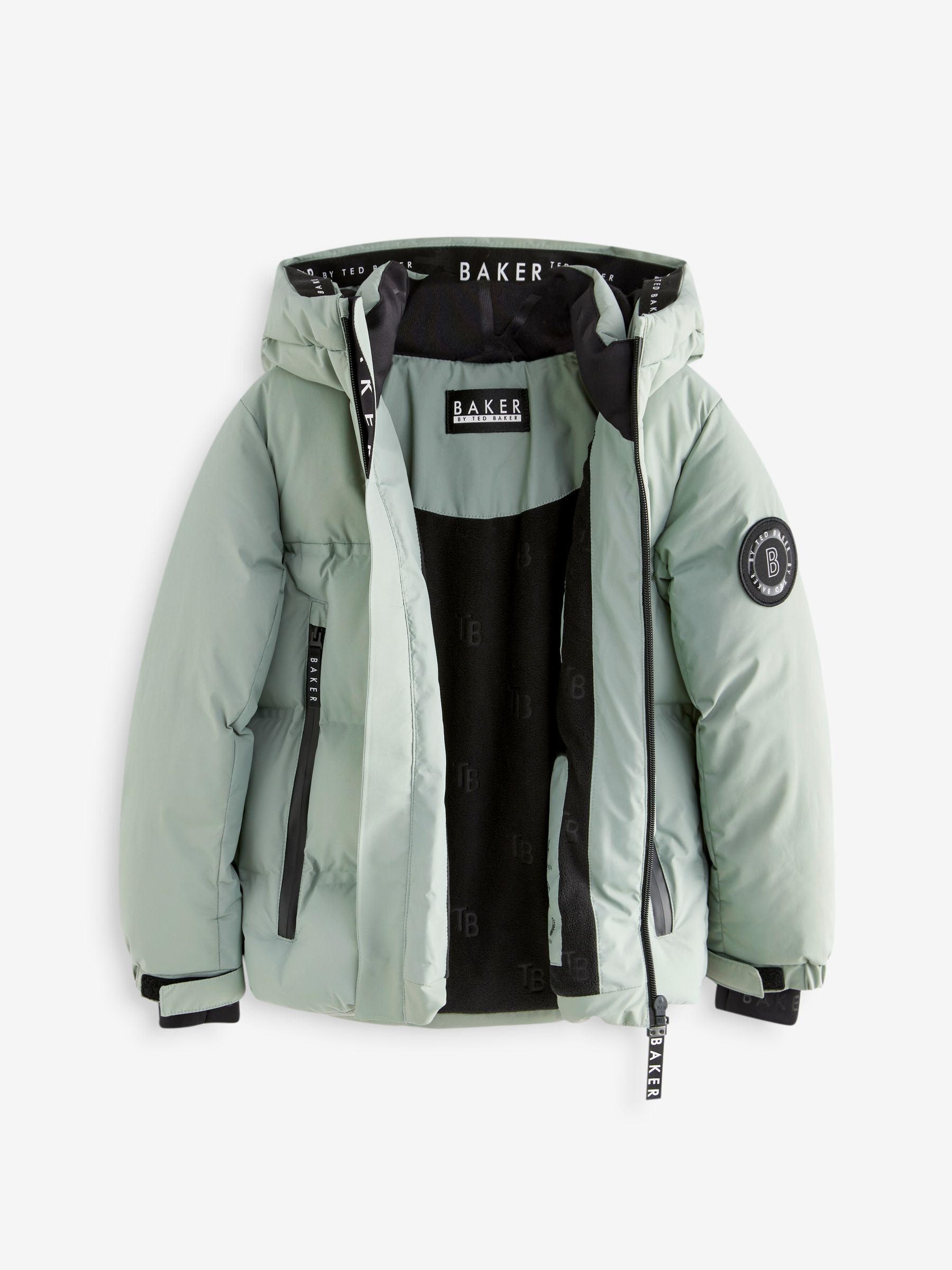 Baker by Ted Baker groene regenbestendige Heatseal jas