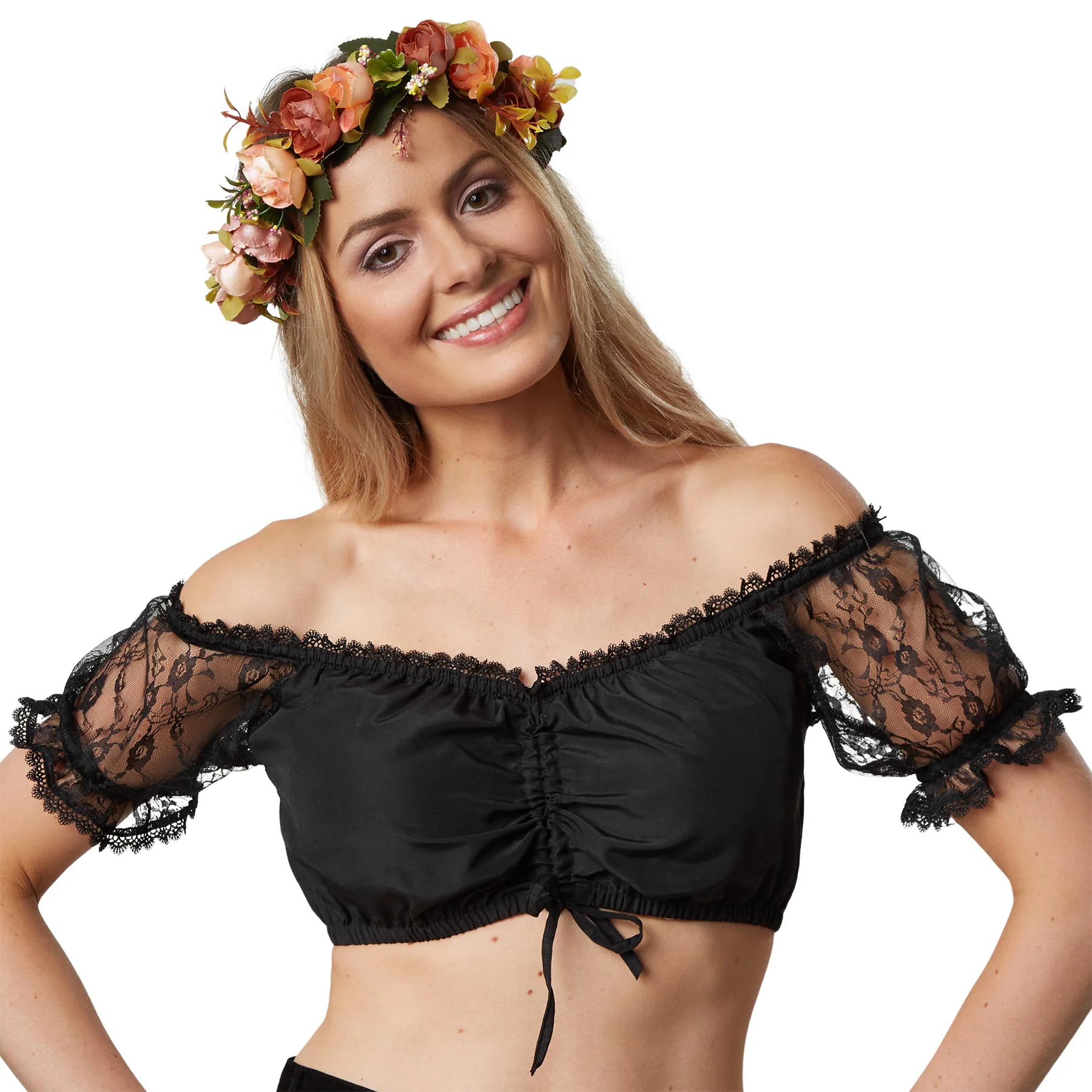 tectake® Dirndlbluse Maria