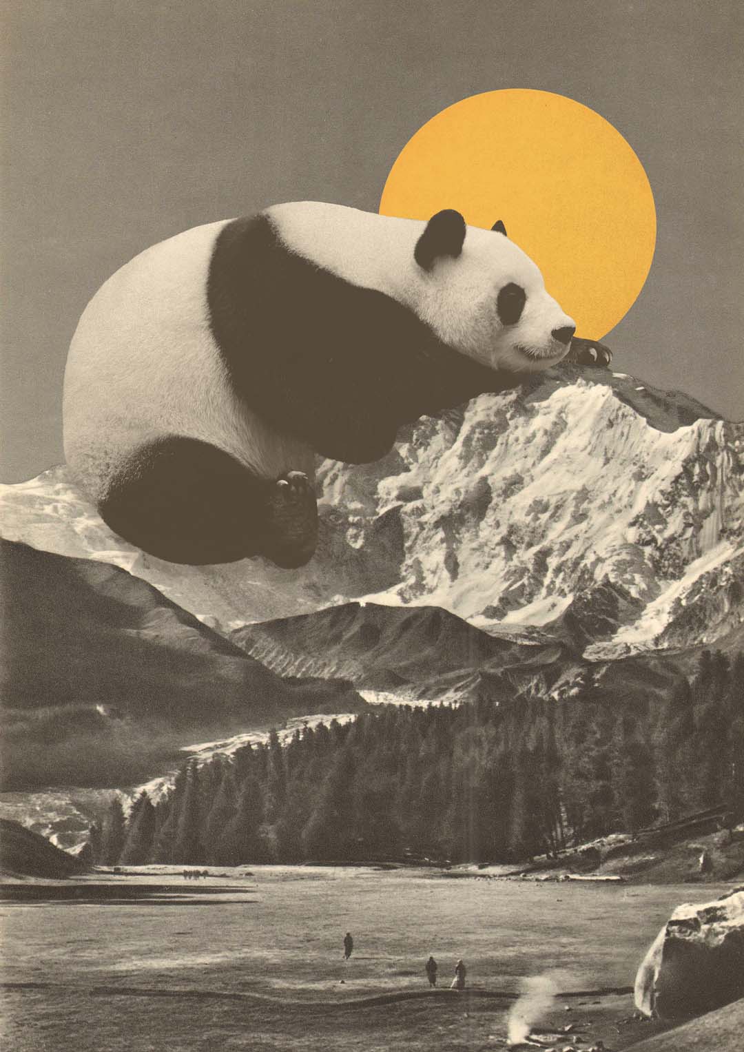 Riesiger Panda-Nap von Florent Bodart