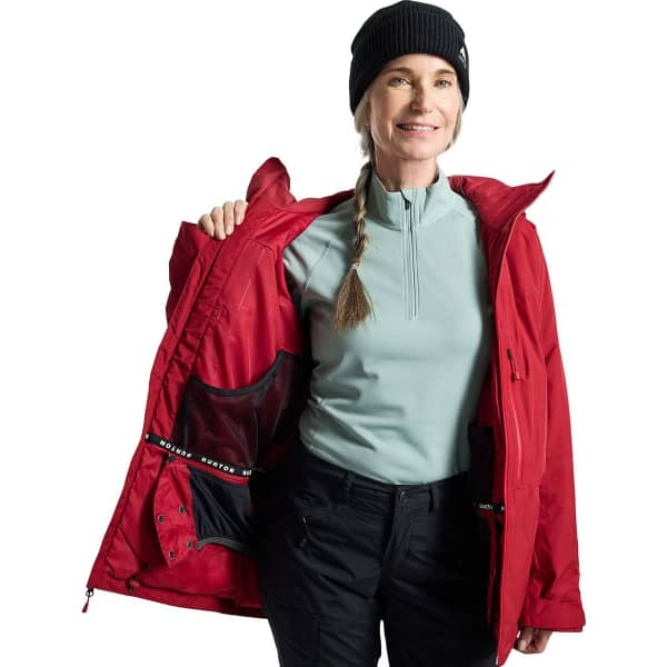 Veste de ski BURTON W GORE PILLOWLINE JK DEEP RED