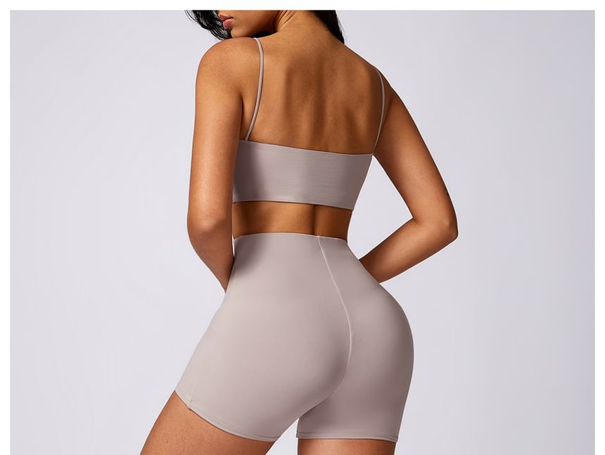 Skinniano - Hoge taille effen yogashorts
